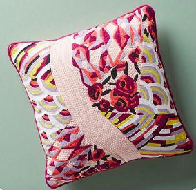 raspberry-sorbet pillow