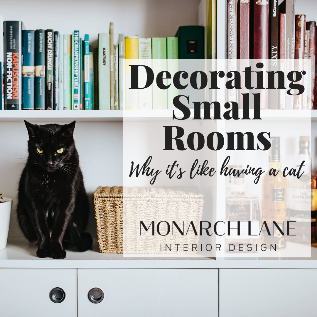 Decorating Small Rooms- Why it's like a having a cat